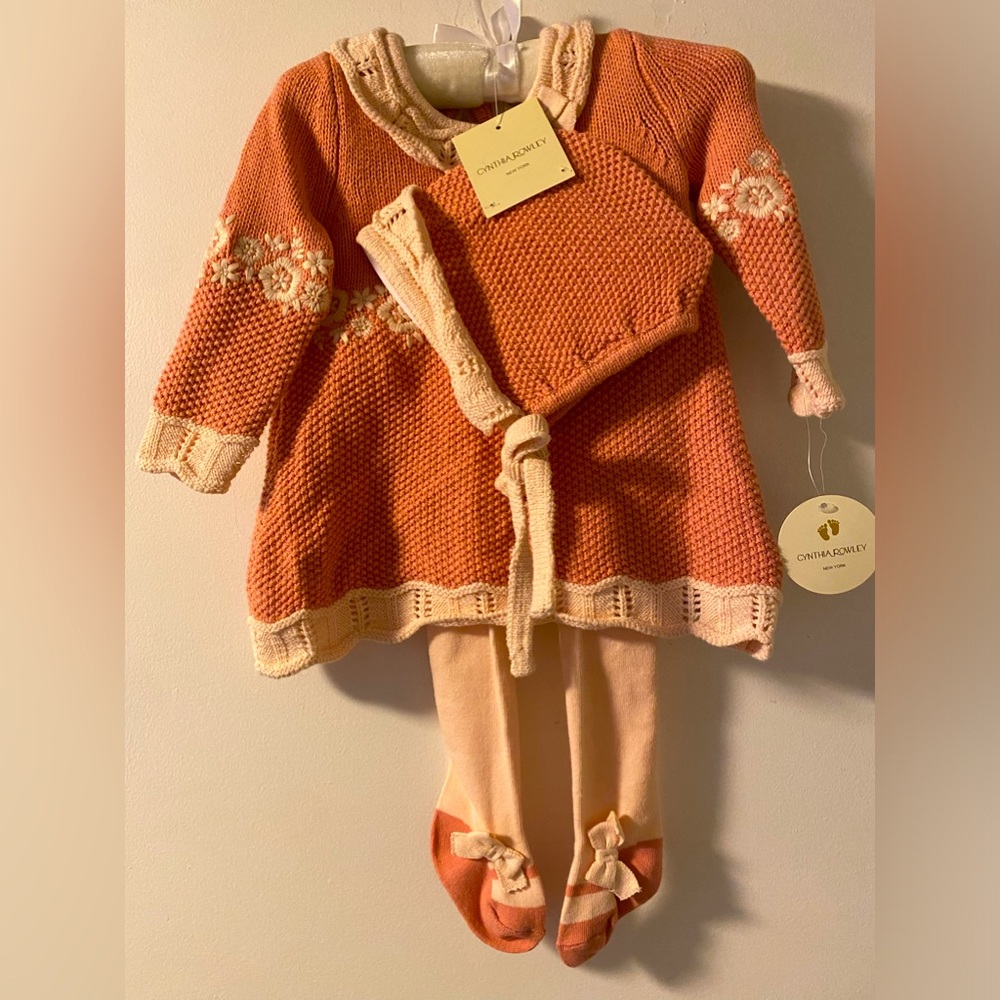 NWT Cynthia Rowley Baby Girl Dress Set